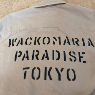 ワコマリア(WACKO MARIA)のワコマリア　ワークシャツ　ロクヨン　キャメル　バックロゴ　L(シャツ)