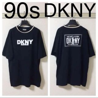 ダナキャランニューヨーク(DKNY)の90s◆DKNY JEANS ダナキャラン◆でかロゴ 自由の女神 Tシャツ M(Tシャツ/カットソー(半袖/袖なし))