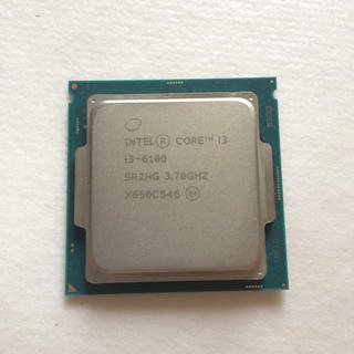 intel core i3 6100 動作品(PCパーツ)