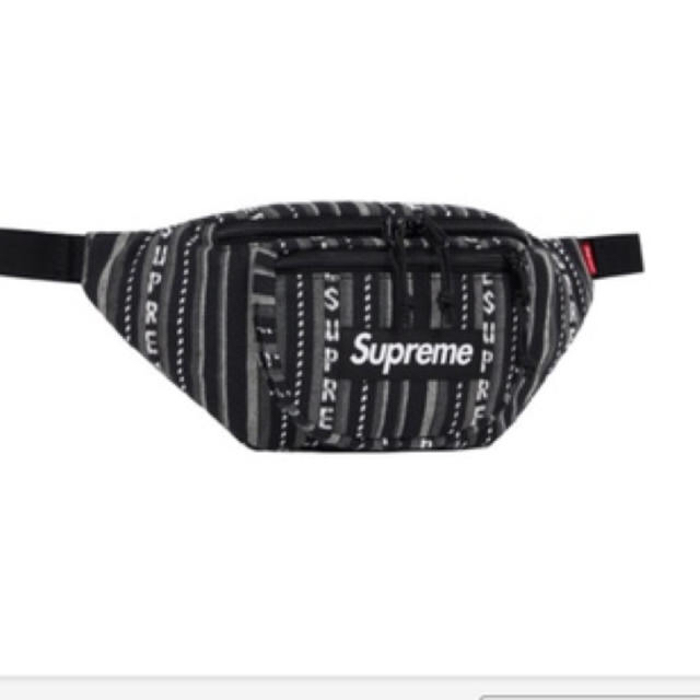 20ss supreme Woven Stripe Waist Bag