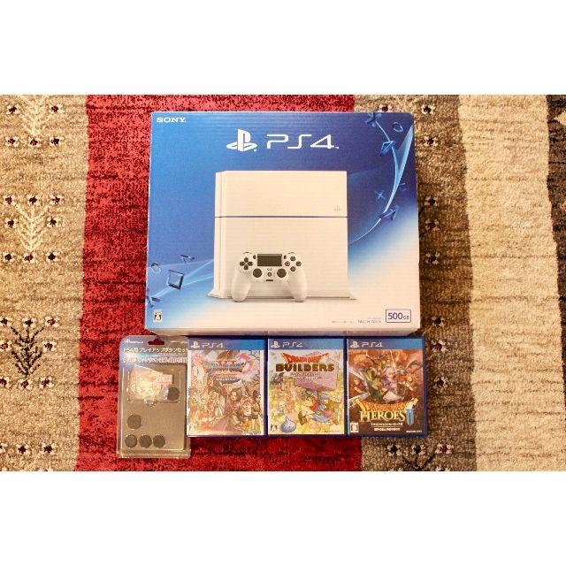 PlayStation4 - 【美品】おまけつきPS4ドラ CUH-1200A  500GBホワイトSONY