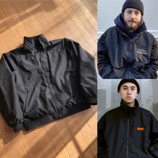 トライマウンテン   Volunteer Nylon jacket BLK