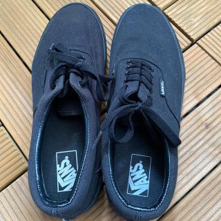 ヴァンズ(VANS)のvans  era 27.0 black(スニーカー)