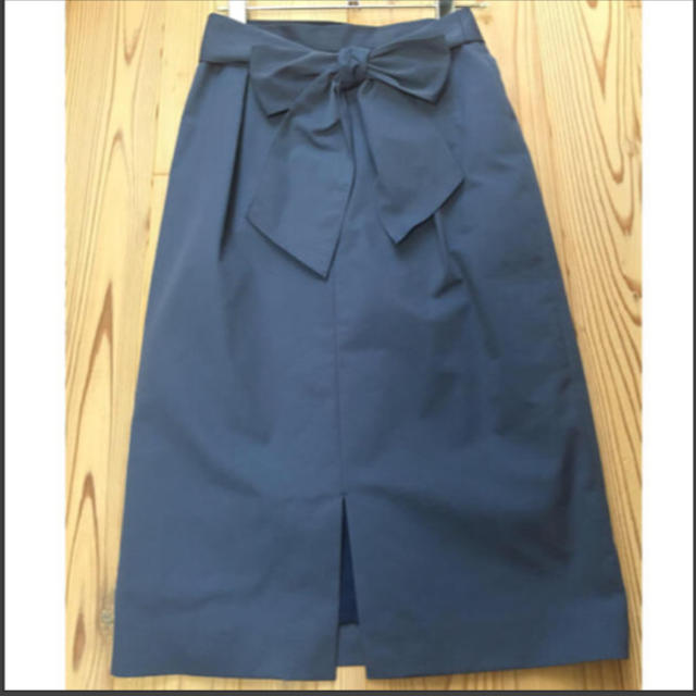 Soffitto(ソフィット)のSoffitto ソフィット リボン ベルト スカート 手洗い可 レディースのスカート(ひざ丈スカート)の商品写真