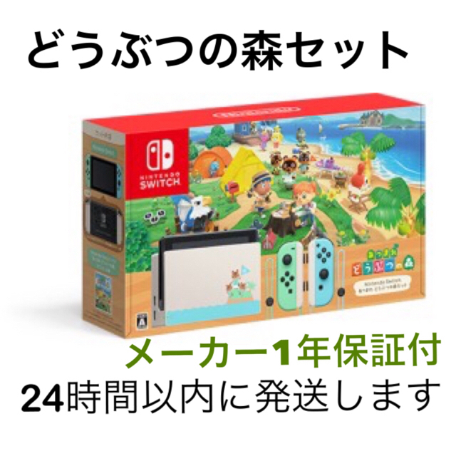 Nintendo Switch(ニンテンドースイッチ)のどうぶつの森セット　どうぶつの森　ニンテンドースイッチ　Switch 任天堂 エンタメ/ホビーのゲームソフト/ゲーム機本体(家庭用ゲーム機本体)の商品写真