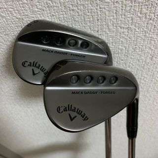 キャロウェイ(Callaway)のMACK DADDY FORGED(2019)ツアーグレー ウェッジ 2本セット(クラブ)