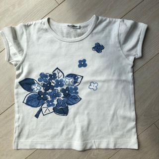 ファミリア(familiar)のファミリアFamiliar　半袖ティシャツ110 女の子　トップス カットソー(Tシャツ/カットソー)