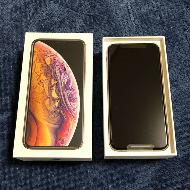 iPhone XS ゴールド 256GB SIMフリー docomo新品未使用