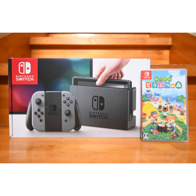 Nintendo Switch(ニンテンドースイッチ)のニンテンドースイッチ　あつまれどうぶつの森　セット エンタメ/ホビーのゲームソフト/ゲーム機本体(家庭用ゲーム機本体)の商品写真