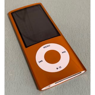 アップル(Apple)のiPod nano 第5世代　8GB オレンジ(ポータブルプレーヤー)