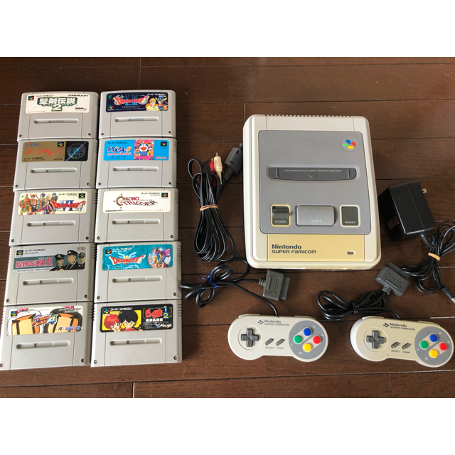 スーパーファミコン　本体＋ソフト