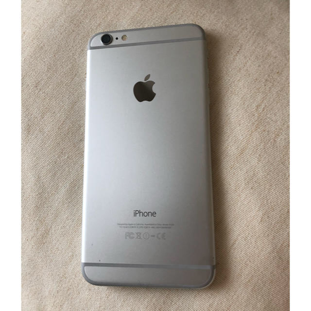 値下げiPhone 6 Plus 65GB silver SoftBank 美品