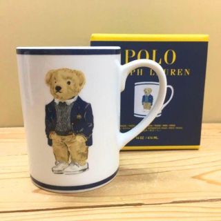 ポロラルフローレン(POLO RALPH LAUREN)の新品【ポロベアー柄】★ラルフ★使いたい！大きめマグカップ/コップ(グラス/カップ)