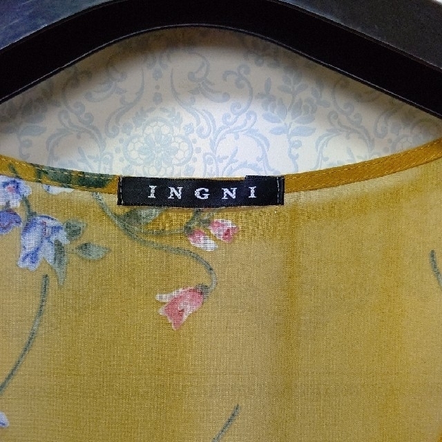 INGNI(イング)の値下げ💴⤵️美品✨花柄ガウン レディースのワンピース(ロングワンピース/マキシワンピース)の商品写真