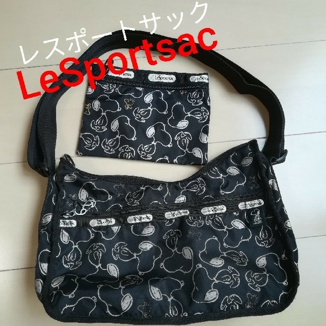 LeSportsac(レスポートサック)のレスポ　スヌーピーコラボバッグ レディースのバッグ(ショルダーバッグ)の商品写真