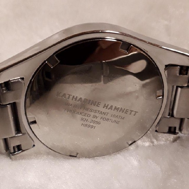 KATHARINE HAMNETT(キャサリンハムネット)の【美品】☆完動品☆KATHARINE HAMNETT☆クロノグラフ☆ メンズの時計(腕時計(アナログ))の商品写真