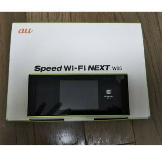 エーユー(au)のSpeed Wi-Fi NEXT W05(その他)