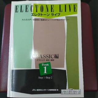 エレクトーン　大人の入門(エレクトーン/電子オルガン)