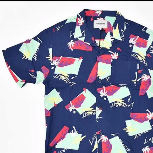 carhartt(カーハート)のカーハート carhartt アロハシャツ半袖シャツ 柄 総柄 オープンカラー メンズのトップス(シャツ)の商品写真