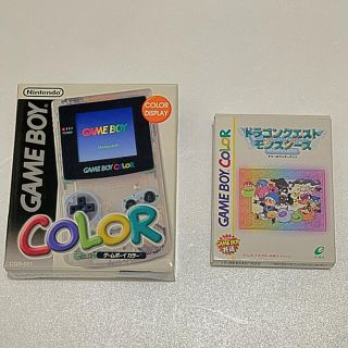 ゲームボーイ(ゲームボーイ)のGAME BOY COLOR + ドラゴンクエスト モンスターズ(携帯用ゲーム機本体)