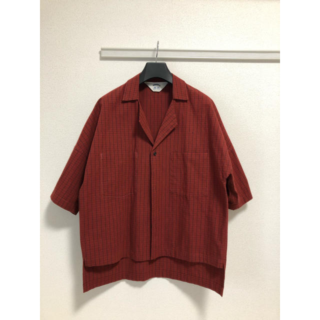 SUNSEA Brick Check Fried Shrimp Shirt