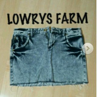 ローリーズファーム(LOWRYS FARM)のLOWRYSFARM デニムスカート(ミニスカート)