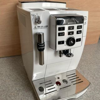 デロンギ(DeLonghi)の中古美品 保証残4年以上◆ デロンギ マグニフィカS ホワイト 白(エスプレッソマシン)