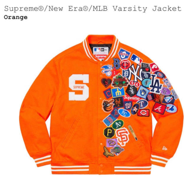 MサイズSupreme New Era MLB Varsity Jacket