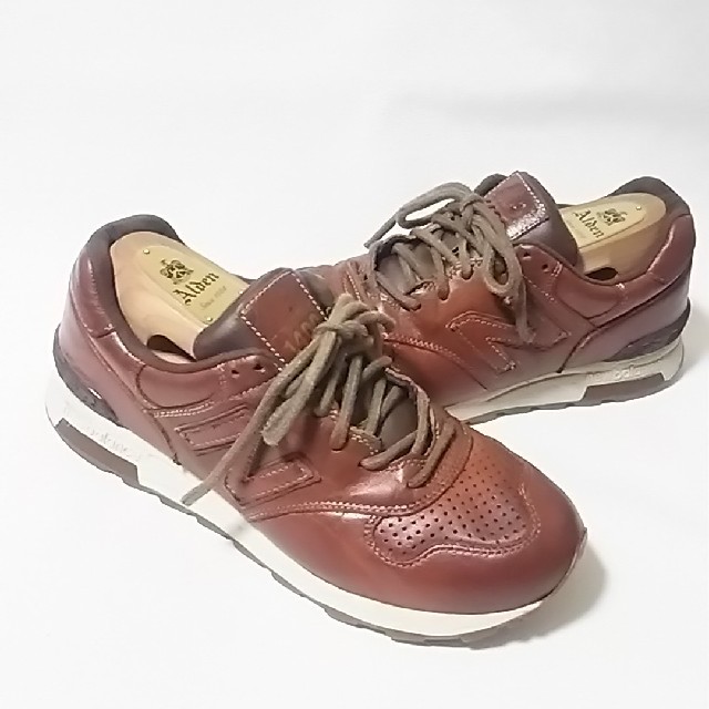 New Balance - 定2.5万!希少ビンテージ!ニューバランス1400高級オールレザースニーカー茶の通販 by たつむし's shop