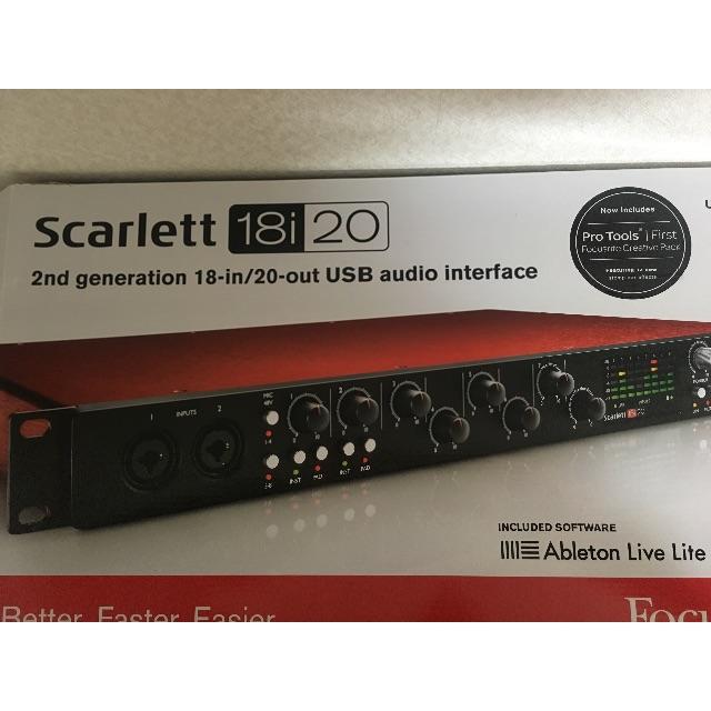 Focusrite Scarlett 18i20 2nd Gen 楽器のDTM/DAW(オーディオインターフェイス)の商品写真