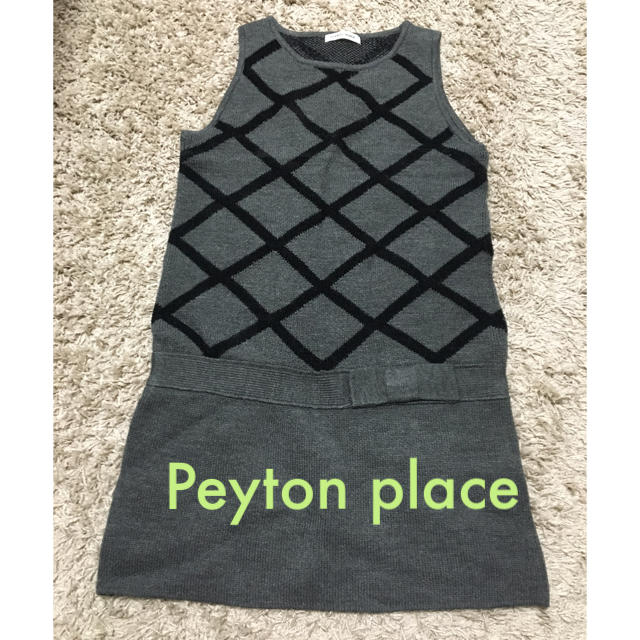 Peyton Place(ペイトンプレイス)の値下げ中 ペイトンプレイス ニットワンピース レディースのワンピース(ミニワンピース)の商品写真