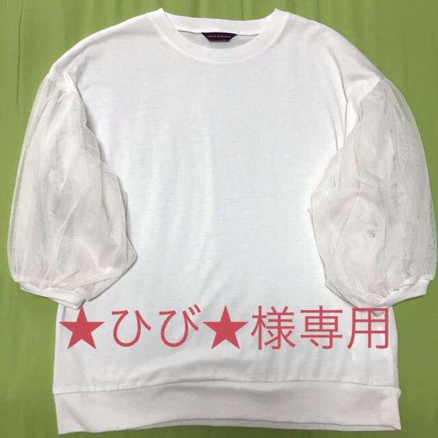 URBAN RESEARCH(アーバンリサーチ)のアーバンリサーチ　袖レースTシャツ レディースのトップス(Tシャツ(半袖/袖なし))の商品写真