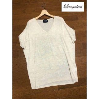 ラウンジドレス(Loungedress)のラウンジドレス★スカーフ切替リラクシーニットトップス (ニット/セーター)