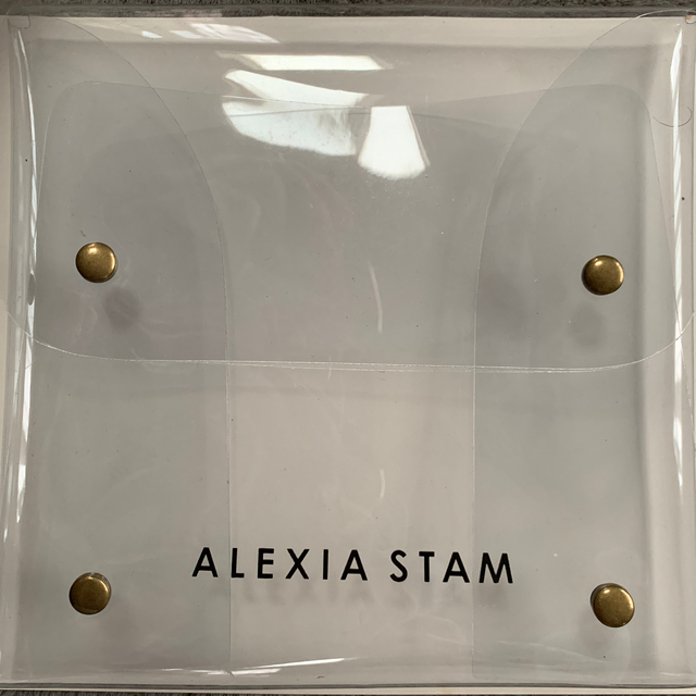 ALEXIA STAM(アリシアスタン)のクリアポーチ レディースのファッション小物(ポーチ)の商品写真