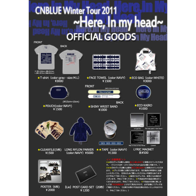 CNBLUE(シーエヌブルー)のcnblue 2011 ツアーグッズ クリアファイル5枚セット 新品未開封 エンタメ/ホビーのタレントグッズ(アイドルグッズ)の商品写真