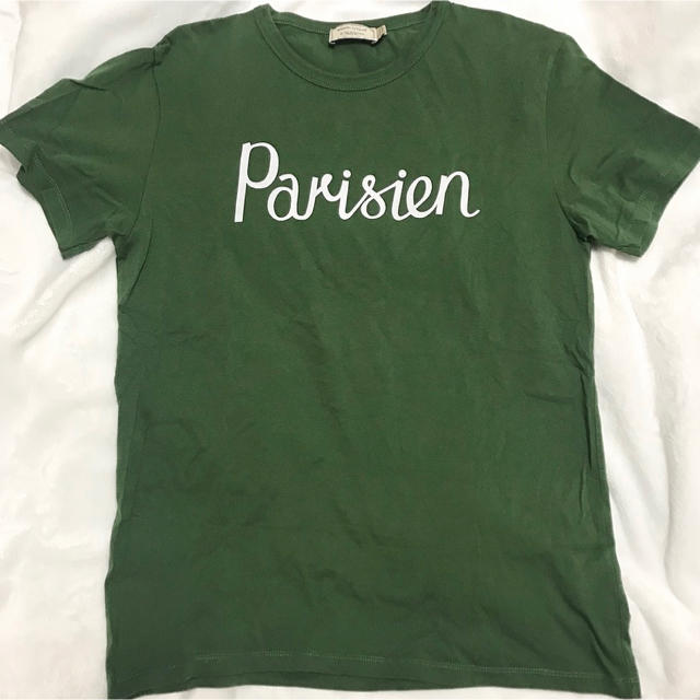 MAISON KITSUNE'(メゾンキツネ)のMAISON KITSUNE parision Tシャツ カーキ メンズのトップス(Tシャツ/カットソー(半袖/袖なし))の商品写真