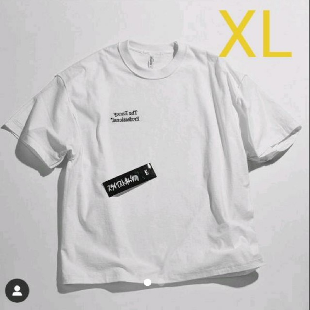 is-ness(イズネス)のENNOY スタイリスト私物 イズネス ２枚重ね Tシャツ  XL 白 ホワイト メンズのトップス(Tシャツ/カットソー(半袖/袖なし))の商品写真