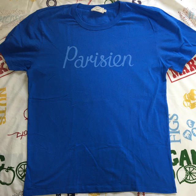 MAISON KITSUNE'(メゾンキツネ)のMAISON KITSUNE ロゴTシャツ　希少サイズ　xxl 美used メンズのトップス(Tシャツ/カットソー(半袖/袖なし))の商品写真