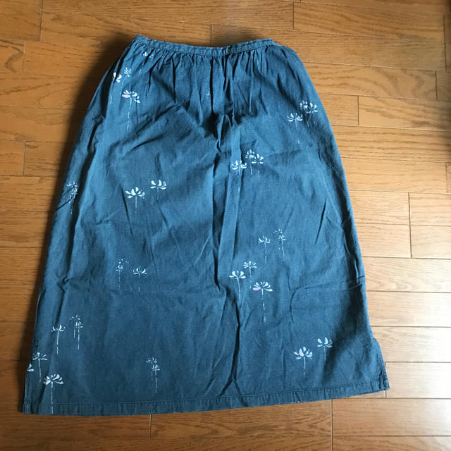 FELISSIMO(フェリシモ)のフェリシモ　デニム風ギャザースカート レディースのスカート(ロングスカート)の商品写真