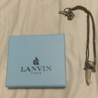 ランバン(LANVIN)のLanvin men's シルバーHornネックレス(ネックレス)