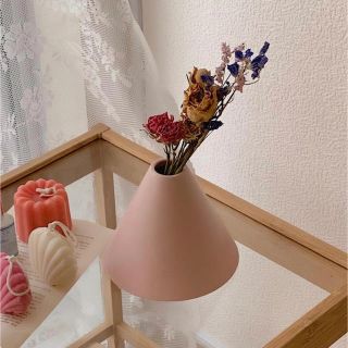 フランフラン(Francfranc)の5/6まで値下げ 花瓶 陶器  flower vase 韓国 お部屋 インテリア(花瓶)