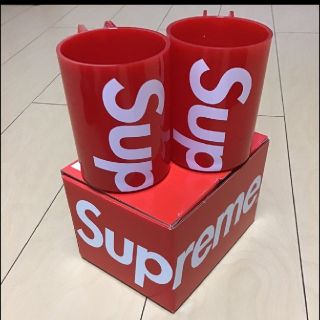 シュプリーム(Supreme)のsupreme Heller Mugs シュプリーム　マグカップ　赤(グラス/カップ)