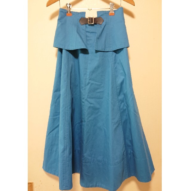 The Virgnia(ザヴァージニア)の専用 ロングフレアスカート ブルー レディースのスカート(ロングスカート)の商品写真