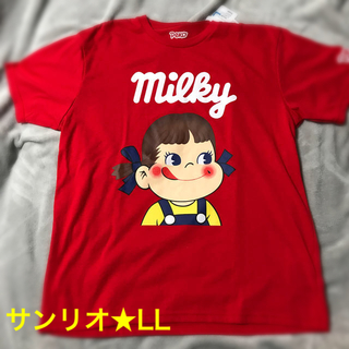 サンリオ(サンリオ)のペコちゃん❤️LLサイズ★Tシャツ❤️新品タグ付き★ミルキー(Tシャツ/カットソー(半袖/袖なし))