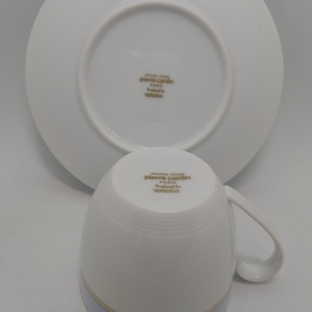 pierre cardin(ピエールカルダン)のPierre cardin ペアカップ&ソーサー2客セット インテリア/住まい/日用品のキッチン/食器(食器)の商品写真