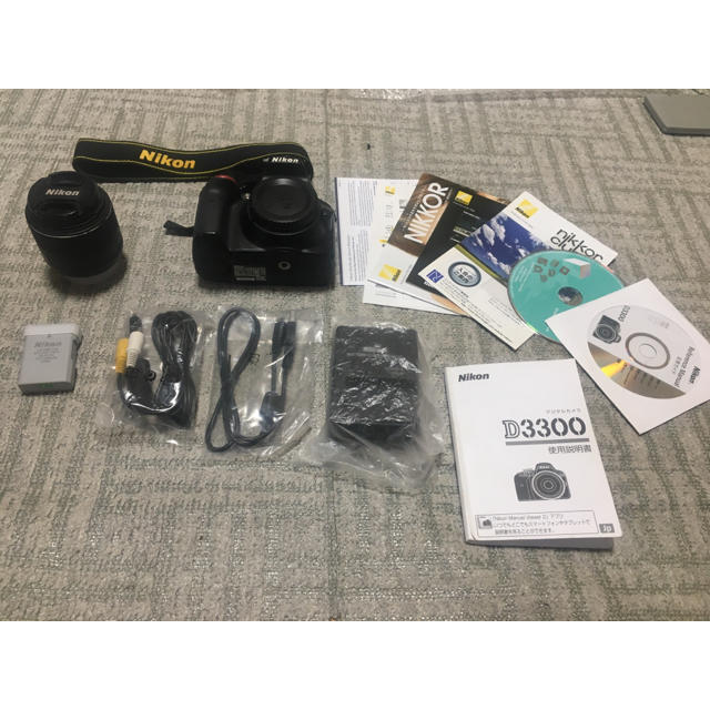 Nikon デジタル一眼レフカメラ D3300 18-55 VR IIレンズキット ブラック D3300LKBK - 3