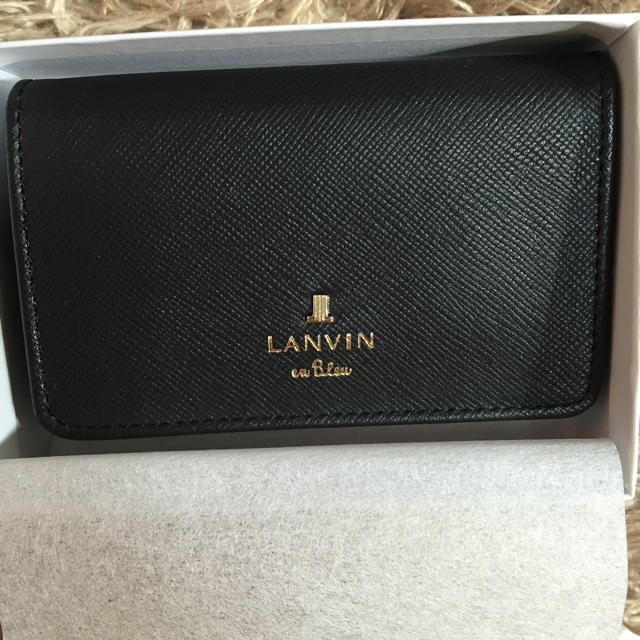 LANVIN(ランバン)のLANVIN 名刺ケース 未使用 レディースのファッション小物(名刺入れ/定期入れ)の商品写真