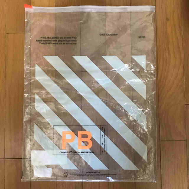 OFF-WHITE(オフホワイト)の新品未使用 OFF-WHITE オフホワイト 保存袋 メンズのバッグ(その他)の商品写真