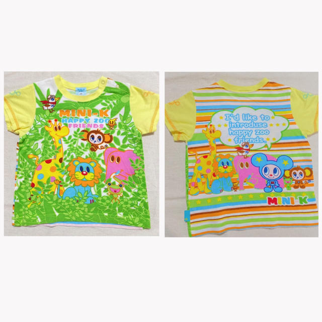 MINI-K(ミニケー)のベビー服 上下セット キッズ/ベビー/マタニティのキッズ服男の子用(90cm~)(Tシャツ/カットソー)の商品写真