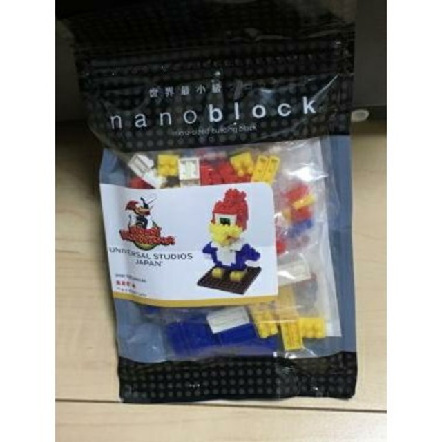 USJ(ユニバーサルスタジオジャパン)のナノブロック USJ ウッドペッカー nanoblock ユニバーサル キッズ/ベビー/マタニティのおもちゃ(積み木/ブロック)の商品写真